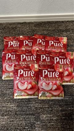 퓨레구미 프리미엄 백도미 10 개 세트