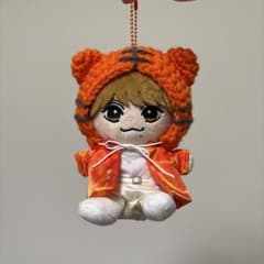 Travis Japan はぴぬい用ぬい服　トラボンネット　オーダーページ Travis Japan はぴぬい用ぬい服 トラボンネット オレンジ - メルカリ