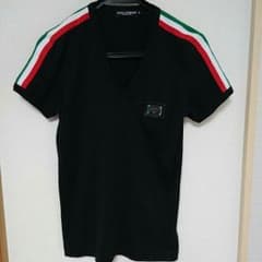 DOLCE&GABBANAドルチェ&ガッバーナ 半袖Tシャツ 黒ブラック 44のサムネイル