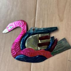 メキシコ雑貨 ブリキ 壁掛け オーナメン 白鳥 鳥 - メルカリ