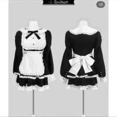 DimMoire メイドワンピース ブラック ホワイトのサムネイル