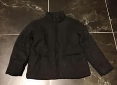 中古】中川政七商店 麻ウールのあったか綿入れジャケット ブラック 