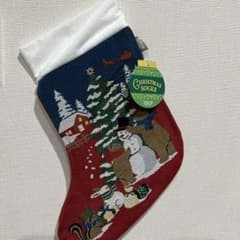 新品同様　KALDI クリスマスソックスのみ（お菓子なし）のサムネイル