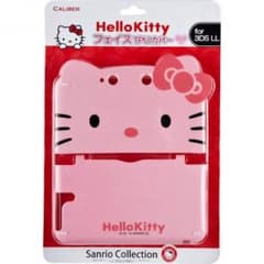 新品 未開封品  ハローキティ フェイスTPUカバー （3DSLL用）のサムネイル