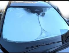 【普通車に最適】ワイヤーサンシェード 160x86cm | 車内温度上昇を抑制！のサムネイル