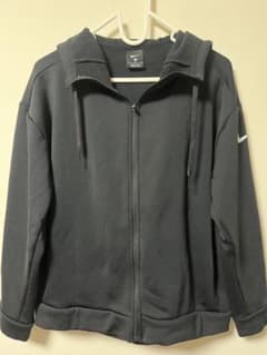 Nike フルジップ フード付きジャケット ブラックのサムネイル