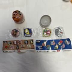 くら寿司 BT21 缶バッジ ラバーマスコット セットのサムネイル