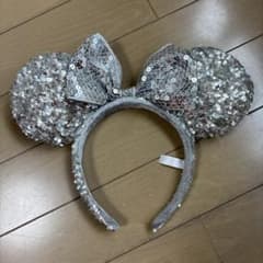ディズニー ミッキー耳カチューシャ シルバーのサムネイル