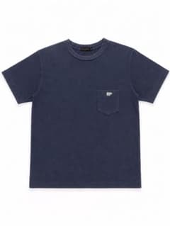 SCYE BASICS ポケットTシャツ ネイビー 38 M ワンポイント刺繍 - メルカリ