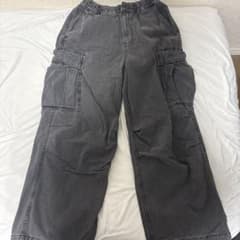 GU カーゴパンツ ブラック Sサイズのサムネイル