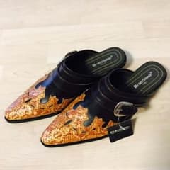 パイソン柄 ミュールのサムネイル