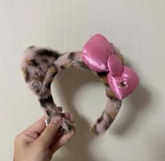 キティちゃん　ヒョウ柄カチューシャ ユニバ　USJのサムネイル