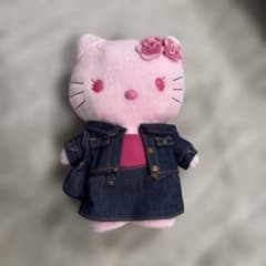 ハローキティ ぬいぐるみ デニムジャケットのサムネイル