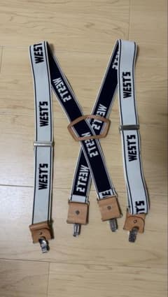 WEST'S ロゴ入り サスペンダーのサムネイル