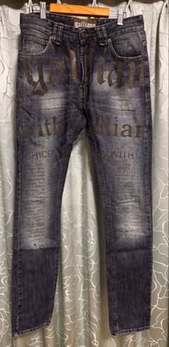galliano ダークブルー スキニーデニム 29/43のサムネイル