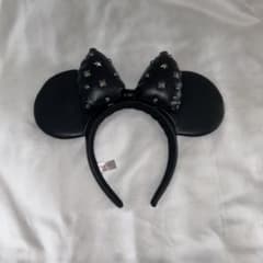 ディズニー ミッキー耳型カチューシャ 黒のサムネイル