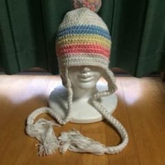手編みニット帽3のサムネイル