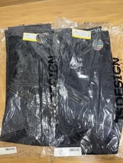 【新品】TS DESIGN カーゴパンツ　ネイビー2枚セットのサムネイル