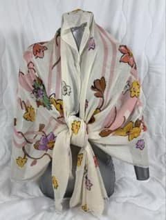 【COACH他】花柄スカーフ 大判ショール 3点セット まとめ売りのサムネイル