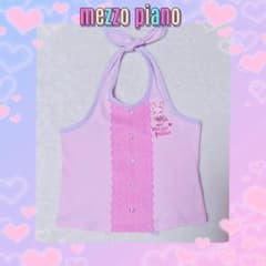 ❤メゾピアノ❤ミミポポ✨みみぽぽ✨平成レトロ✨キャミソール✨ピンク 