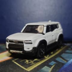 再塗装品 トミカ トヨタランドクルーザー 白 - メルカリ