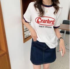 ☆新品 レディース Tシャツ ホワイト ロゴT☆のサムネイル