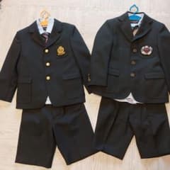 120☆双子男児フォーマル/スーツ/セットアップ/入学式/卒園式/七五三/発表会のサムネイル