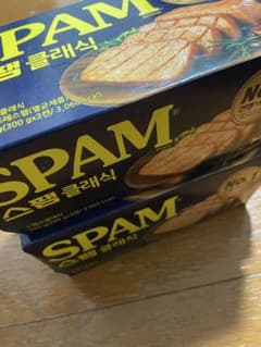韓国購入 SPAM スパム クラシック 300g × 6缶 (3缶入×2箱)のサムネイル