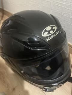 バイク用ヘルメット Kabuto A erobladeⅢ 中古 インカム付きのサムネイル