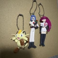 ポケモン ロケット団 ニャース ムサシ コジロウ フィギュア ストラップ