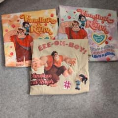 Disney ヴァネロペとラルフ Tシャツ 3枚 セットのサムネイル