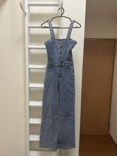 デニムサロペット オールインワンのサムネイル