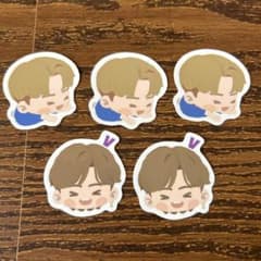 スシロー BTS インザソム ジミン テテ V ピック 5枚セットのサムネイル