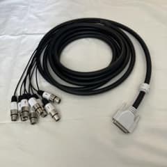 配信機器・PA機器・レコーディング機器 Lynx Studio Technology CBL-AIN85 CBL-AIN85 – Eight-channel XLR analog input cable for Aurora
