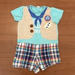 半袖 ロンパース 男の子　キムラタン　ラキエーベのサムネイル