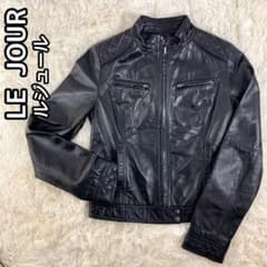 極美品　LE JOUR ル ジュールレザージャケット ライダース キルティングのサムネイル