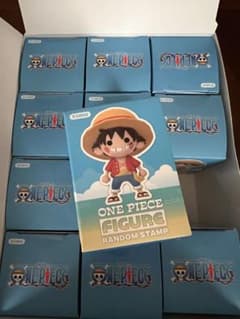 일본 미발매 한국 라이센스 상품 ONE PIECE 피겨 스탬프 3개