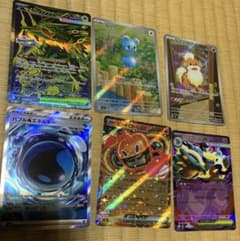 ポケモンカード 6枚セット メガレックウザex ルリリ ガーティ他のサムネイル