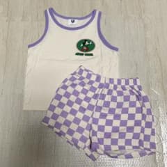 Disney Korean children's clothing Quiche Quiche set-up Mickey L 110 purple
