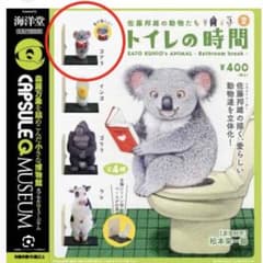 佐藤邦雄の動物たち「トイレの時間2」コアラのサムネイル