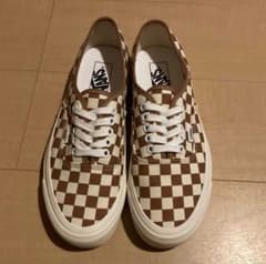 Vans チェック柄 スニーカー ブラウン/ホワイトのサムネイル
