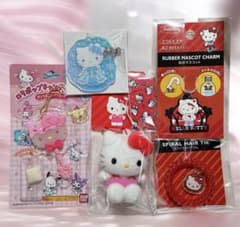 【新品6点セット】サンリオ ハローキティ フロッキーマスコット　ロリポップ　目印