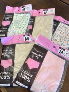 5枚セット／旅行に！出張に！ご入院にも、荷物スッキリ／綿100％使い捨てショーツのサムネイル