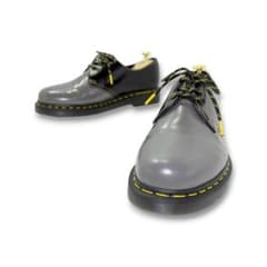 Dr.Martens 3ホールシューズ バイカラー 27㎝ グレー/ブラック - メルカリ