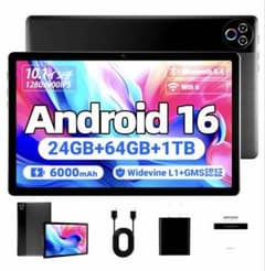 ⭐️新品未使用⭐️Android16 1TB タブレット 本体 新品 Android タブレット 10インチ 24GB 1TB拡張 Wi-Fi6 - メルカリ
