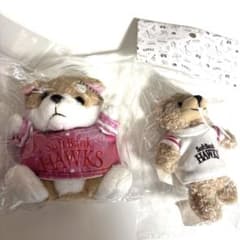 SoftBankHAWKSピンクフルデー ベア、柴犬キーチェーンのサムネイル