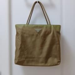 【Gカード・外袋付】PRADA プラダ ナイロン バッグ 三角ロゴ BRONZOのサムネイル
