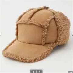 ❤️新品未使用❤️FAUXムートンフライトキャップのサムネイル