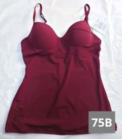 新品タグ付き ブラキャミ 34B 75B ALLURE カップ付きインナー 