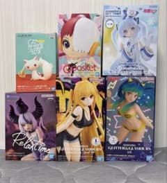 フィギュア 6種セット 初音ミク ウタ ラプラス まどマギ とらぶる ラム
